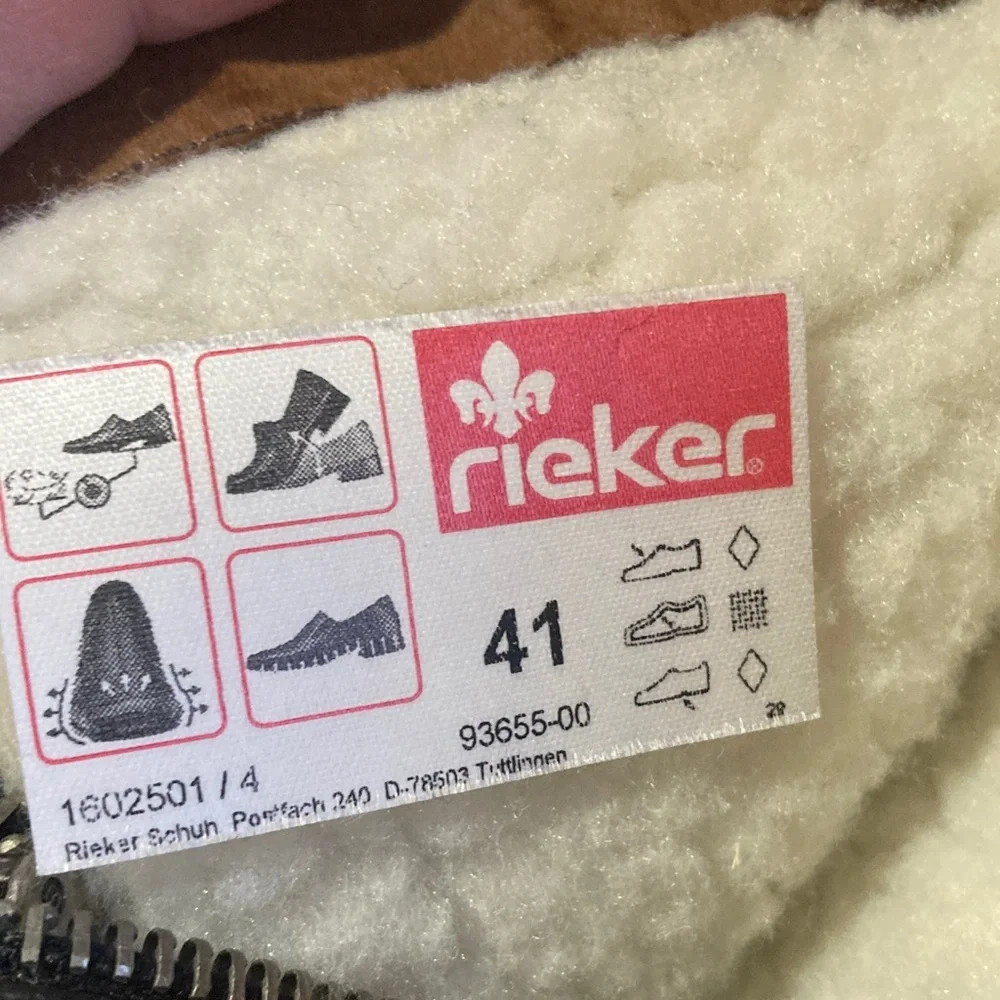 Rieker Black Knee-High Boots 41 🌸‎